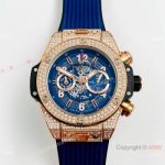 High Quality Hublot Big Bang Unico Iced Out Rose Gold Chrono watches 42mm